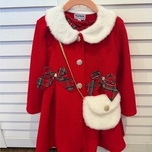 Blueberi Boulevard Holiday Jacket, Dress & Purse Set